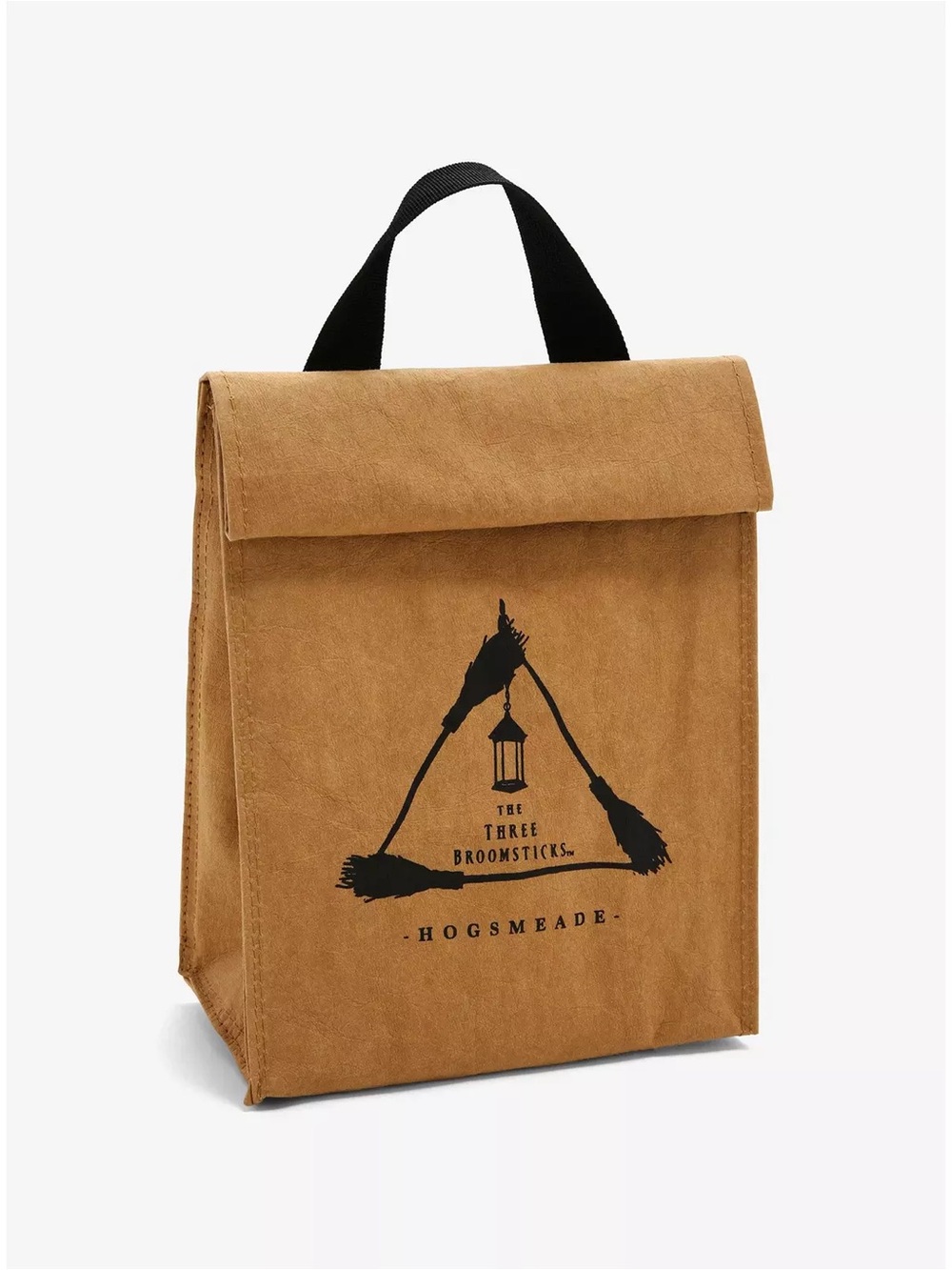 Harry Potter The Three Broomsticks Hogsmeade Brown Insulated Lunch Tote